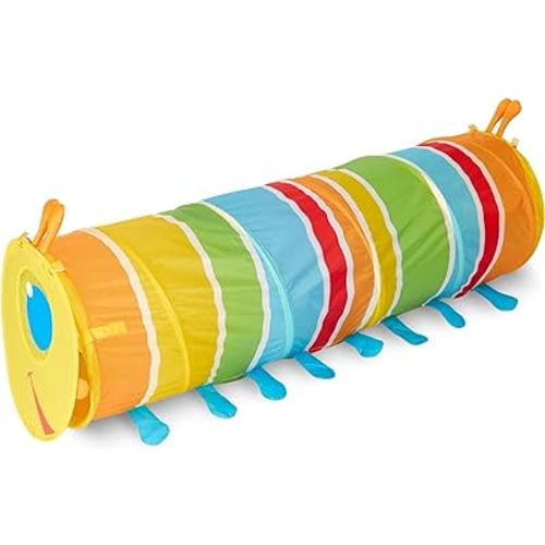 Melissa & Doug Sunny Patch Giddy Buggy Crawl-Through Tunnel - Indoor Outdoor Developmental Activity Toy Tunnel For Toddlers And Kids Ages 3+ (Multi color)