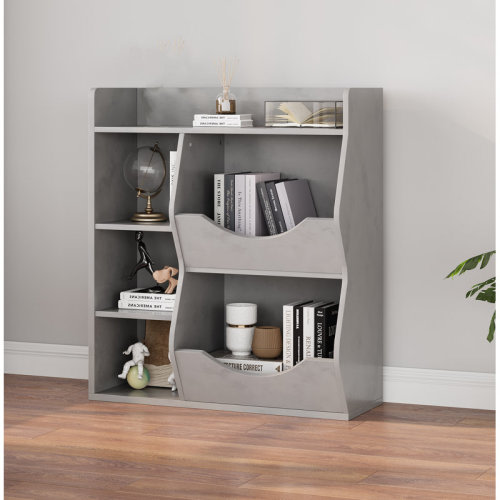 Redwood Rover 5-cubby Kids Bookshelf And Bookcase For Boys And Girls | Wayfair in BROWN