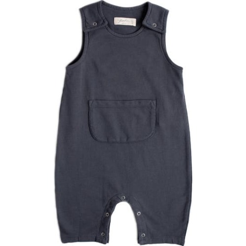 Organic Cotton French Terry Overalls, 3-6M