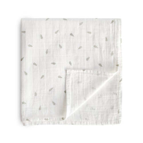 Organic Cotton Mushie Baby Muslin Swaddle Blanket