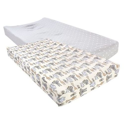 Hudson Baby Infant Boy Cotton Changing Pad Cover, Royal Safari, One Size