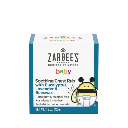 Zarbee's Naturals Baby Soothing Chest Rub, Eucalyptus, Lavender & Beeswax, 1.5 oz