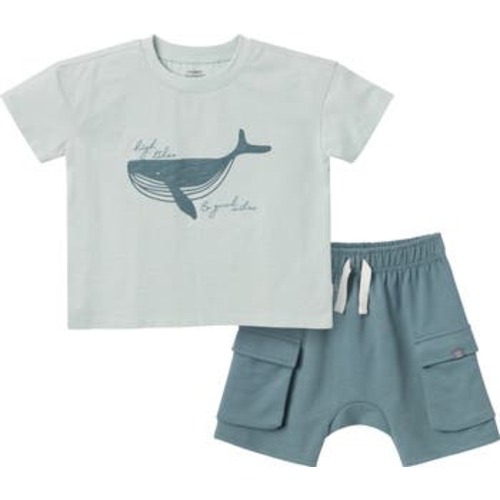 Top and Cargo Shorts Set, 3T
