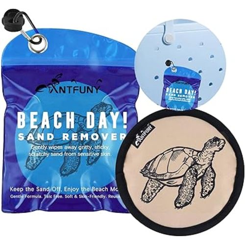 Beach Sand Remover Sand Eraser Brush Wipe Mitt Family Kids Women 2025 Summer Beach Vacation Essentials Hawaii Honeymoon Accessories European Costa Rica Bahamas Trip Must Haves Alaska Cruise Ship Gear