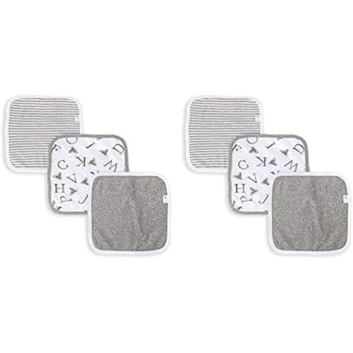 Burt's Bees Baby Washcloths, Absorbent Knit Terry, Super Soft 100% Organic Cotton (Pack of 2)