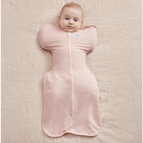 Swaddle Up™ 1.0 TOG Cotton Powder Pink Twinkle