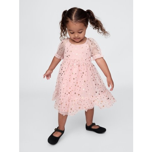 Baby &amp;amp; Toddler Metallic Tulle Dress | Gap