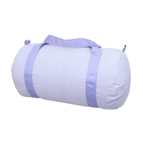 Duffle Bag - Lilac Seersucker
