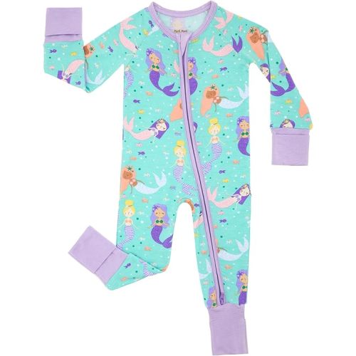 Little Sleepies Pajamas for Baby Boys & Girls, Viscose from Bamboo Baby Pajamas, Snug Baby Sleeper, Toddler PJs, 2-Way Zipper