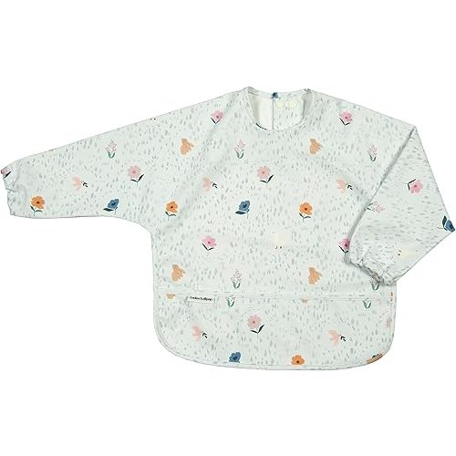 Loulou Lollipop Long Sleeve Mess Free Waterproof Bibs, for baby boys and girls 6-36 Months, Machine Washable, Travel Friendly