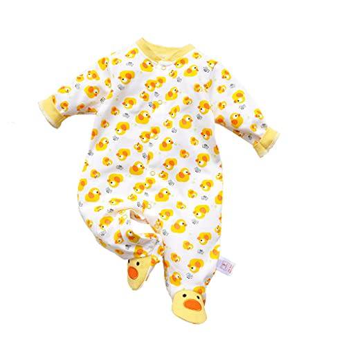 Infant Baby Girl Boy Onesie Cotton Newborn Outfit Bodysuit Jumpsuit Long Sleeve Romper