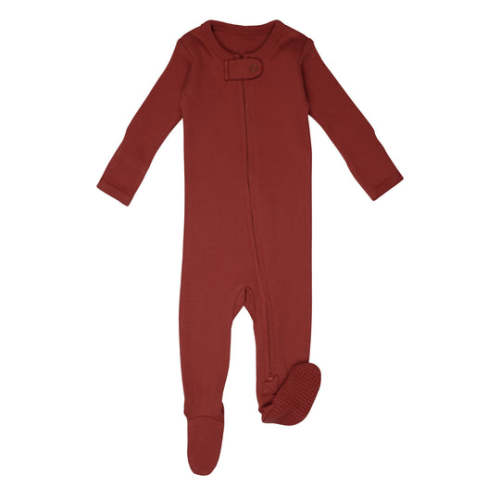 Spice | Organic Zipper Footie 0-3m