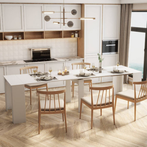 Ebern Designs 20"-118" Extendable Dining Table & Reviews | Wayfair