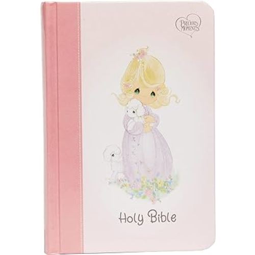 NKJV, Precious Moments Small Hands Bible, Hardcover, Pink, Comfort Print: Holy Bible, New King James Version