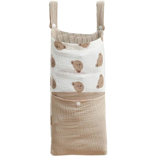 Crib Hanging Diaper Bag For Baby Bed Toy Storage Newborns Strollers Organizers Bag Large Capacity Nappy Case