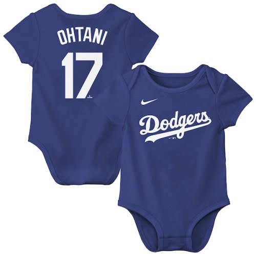 Infant Los Angeles Dodgers Shohei Ohtani Nike Royal Name & Number Fuse Bodysuit