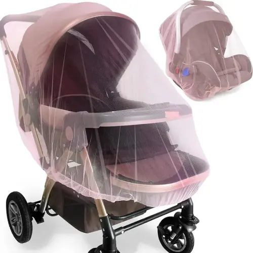 pink mosquito net strollers bassinets - Temu