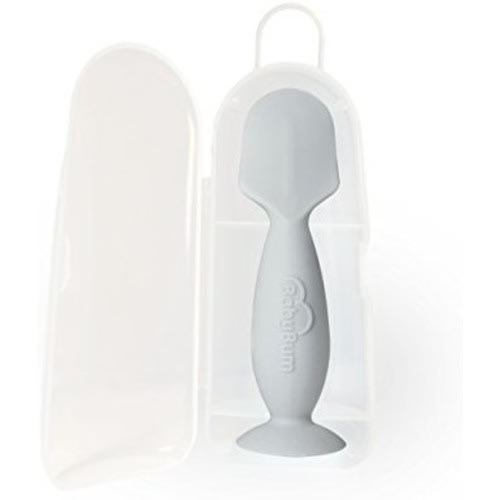 Gray Mini BabyBum Diaper Cream Brush - Soft Silicone Diaper Cream Applicator