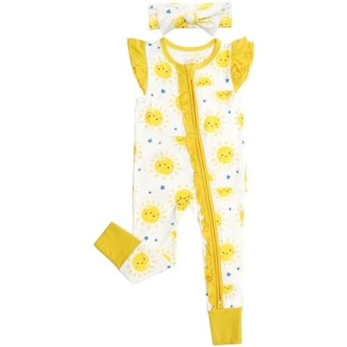 DREAM HALO® | Sleeveless Romper Footless Zipper Jumpsuit With Headband