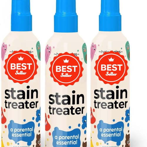 Eater Stain Treater Spray - Newborn & Baby Essentials - No Dry Cleaning Food, Grease, Coffee Off Laundry, Underwear, Fabric Household
