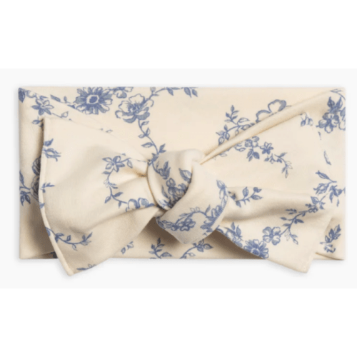 Hattie Bow Wrap - Serena Floral / Rain