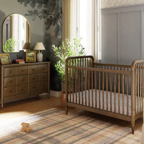 Crib & Toddler Bed Conversion + 6-Drawer Dresser Bundle