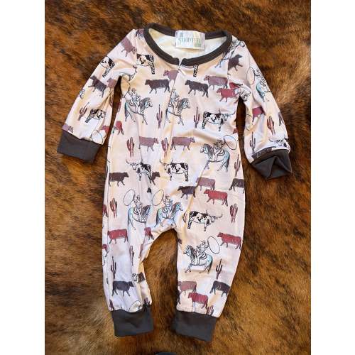 Wild Wild West baby sleeper (sale)
