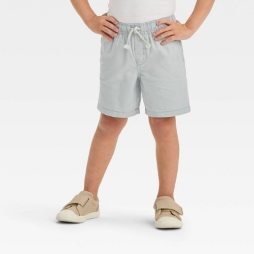 Toddler Boys' Woven Solid Pull-On Shorts - Cat & Jack™, Color: Gray, Size: 3T