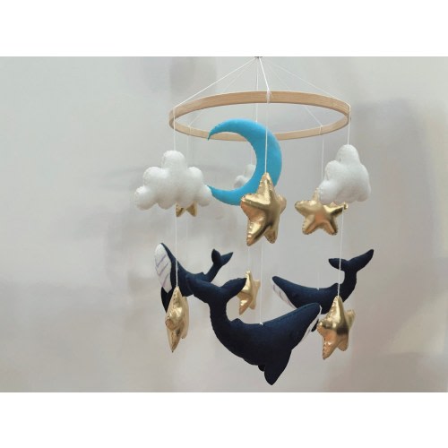 Ocean Baby mobile, Under the sea baby mobile, Whale mobile, Sea creatures mobile, baby shower, baby nursery, baby room decor, babyshower