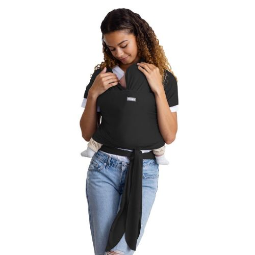 Moby True Wrap Baby Carrier - Black Onyx