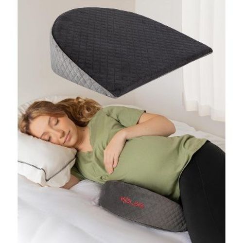 K?lbs Pregnancy Wedge Pillow Memory Foam Pregnancy Pillow for Sleeping, Back, Knees and Legs | Maternity Wedge Pillow for Belly Support