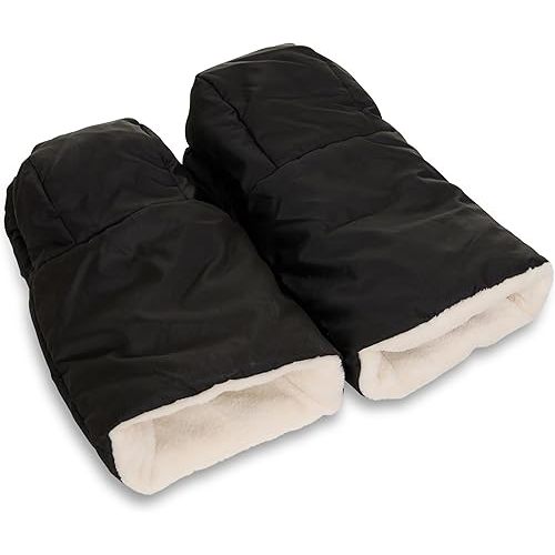 Winter Stroller Hand Muff Gloves, 2-Piece Set, Compatible with UPPAbaby Vista, Cruz, RumbleSeat, Ridge & Minu (V2 & V3), Waterproof, Ultra-Plush, Universal Fit