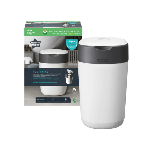 Tommee Tippee Twist & Click Advanced Nappy Disposal System - White - White - One Size