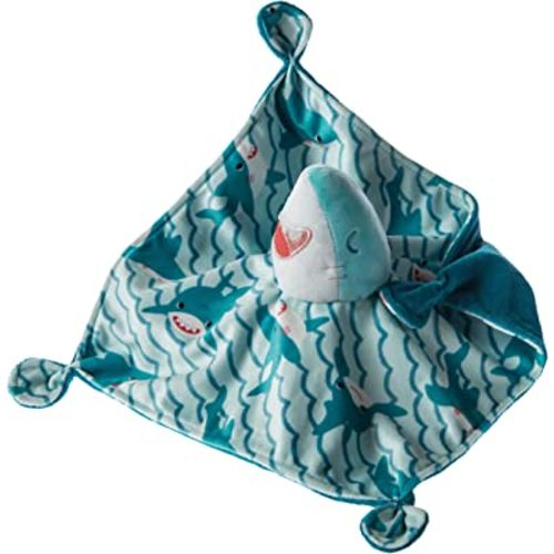 Mary Meyer Sweet Soothie Lovey Security Blanket, 10 x 10-inches, Shark
