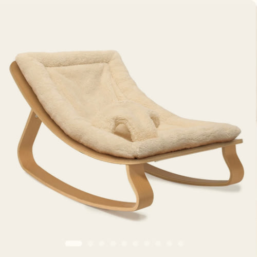 LEVO Baby Rocker in natural wood – Charlie Crane Paris