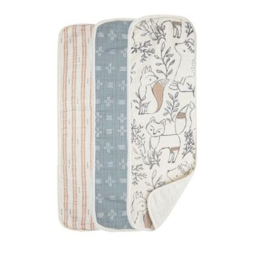Ezra Burp Cloths, 3 Pack - Ages 0-36 Months