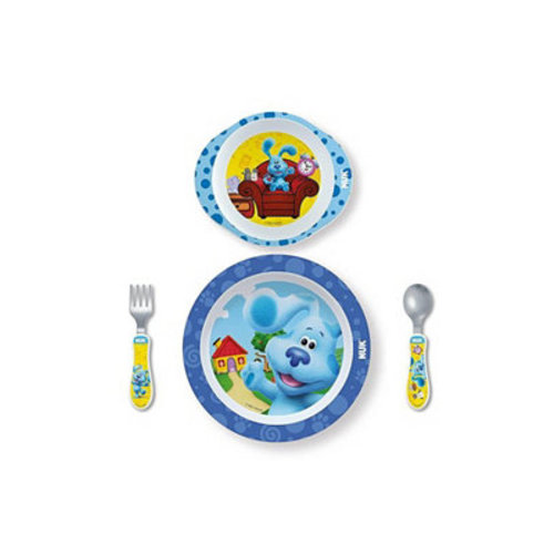 Daniel Tiger 5 PC Kids Plates Mealtime Feeding Set for Toddlers- BPA Free Dinnerware Dish Set and Utensils Includes Plate, Bowl, Cup, Fork and Spoon W