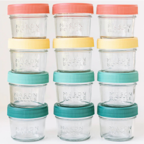 Breastmilk Storage Jar Set – Mason Bottle