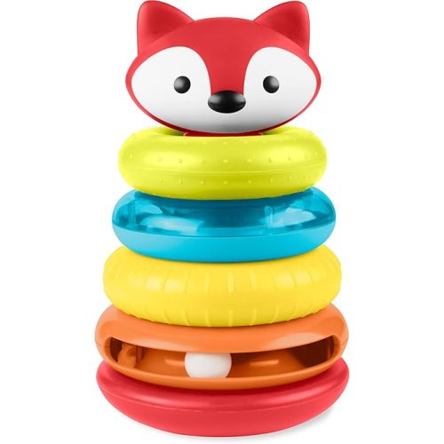 Skip Hop Baby Stacking & Nesting Toy, Explore & More Fox Stacking Toy