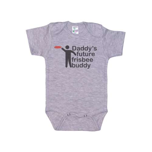 Frisbee Baby Onesie®, Daddy's Future Frisbee Buddy, Frisbee Bodysuit, Infant Frisbee Outfit, Future Frisbee Player, Frisbee Romper