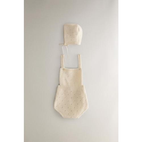CHILDREN’S CHUNKY KNIT BONNET - Light beige | ZARA United States