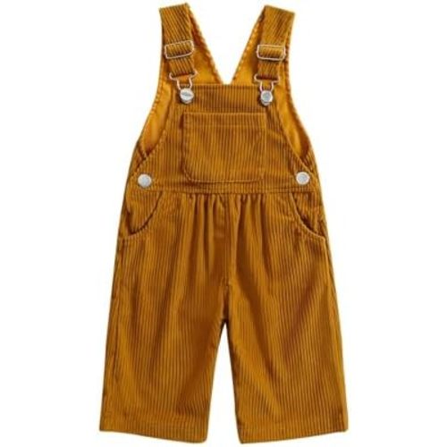 Toddler Baby Boy Girl Winter Clothes Corduroy Overalls Hippie Pants Neutral Fall Photoshoot Outfits