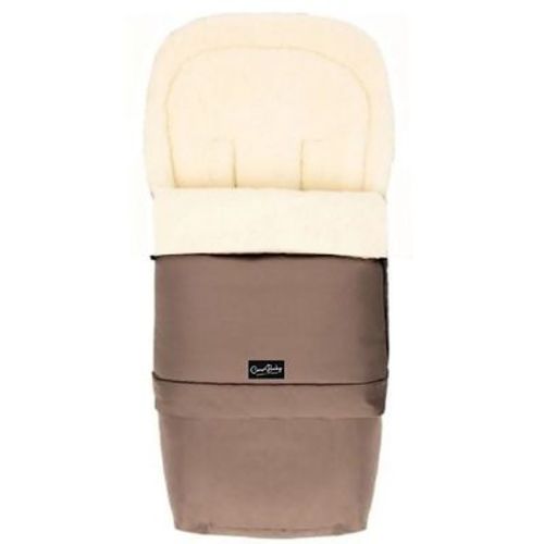Cover Baby 0-3 Years Scandinavian Organic Wool Adjustable Footmuff in Beige