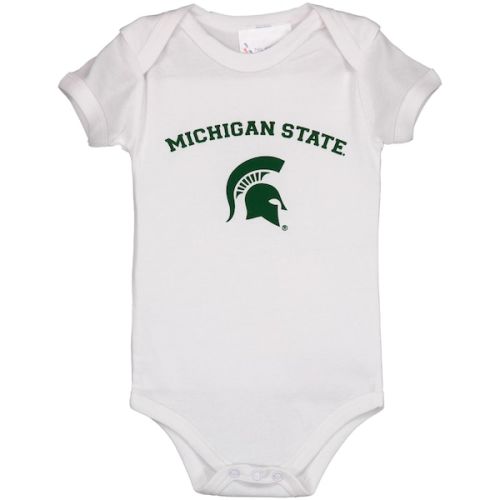 Michigan State Spartans Infant Arch & Logo Bodysuit - White