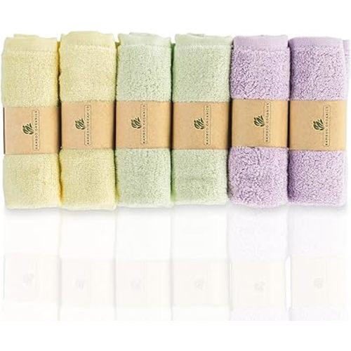 100% Rayon from Bamboo Baby Washcloths Soft Baby Wipes