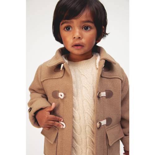 TEDDY-LINED DUFFLE COAT