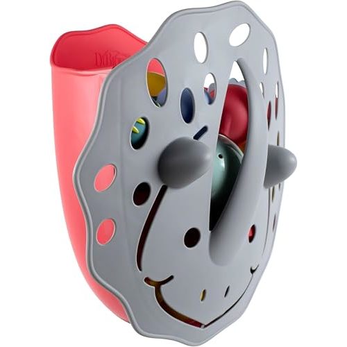 Dr. Brown's CleanUp Dino-Scoop Baby Bath Toy Organizer & Hanging Storage with Large Capacity for Toddler Bath Toys, Dinosaur Theme, BPA Free