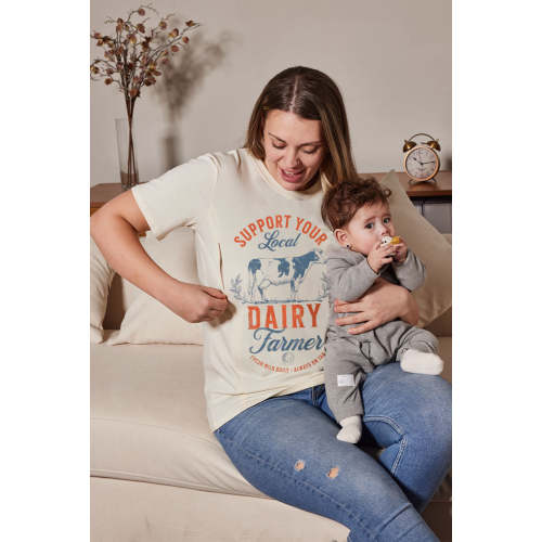 Support Your Local Farmer Breastfeeding T-shirt