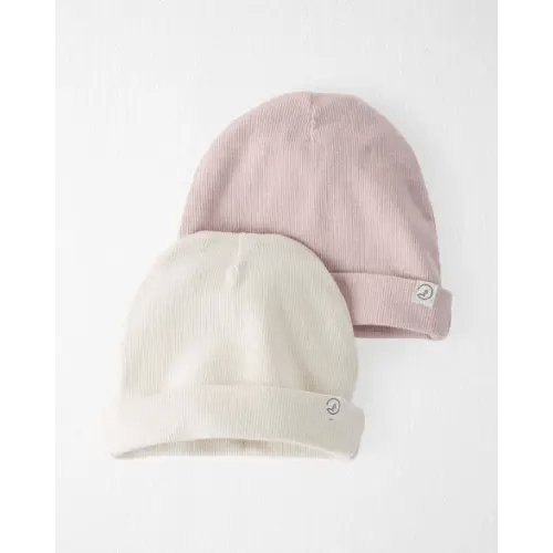 Baby 2-Pack Organic Cotton Rib Caps
- Little Planet | Carter's