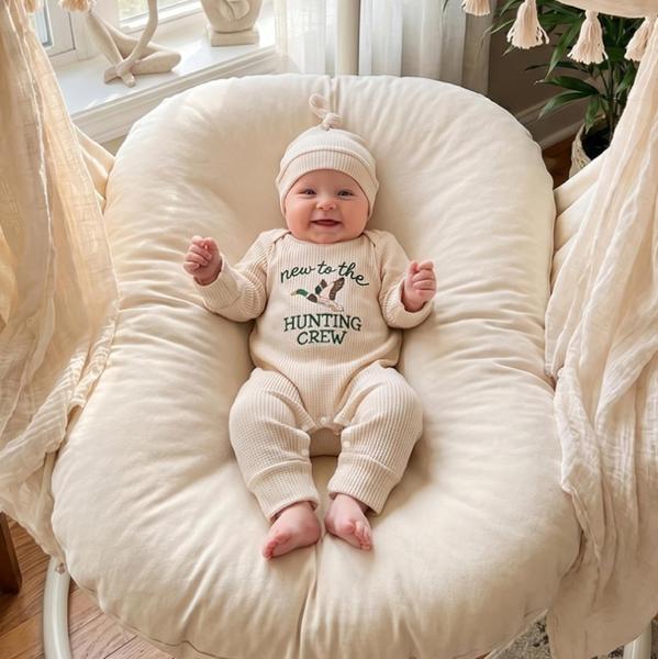 Newborn Baby Boy Fall Outfit Romper Jumpsuit Bodysuit Infant Clothes